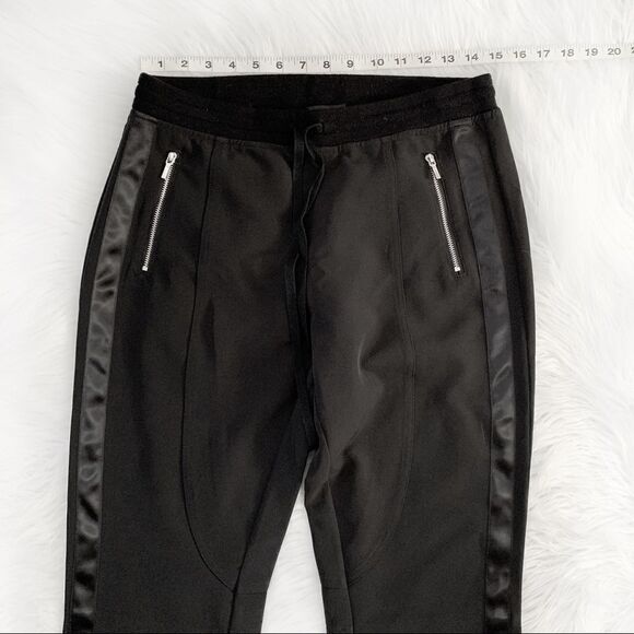 BEBE Black Satin Stripe Pants! - Picture 4 of 8